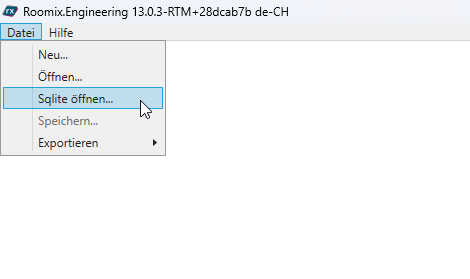 SQLite oeffnen